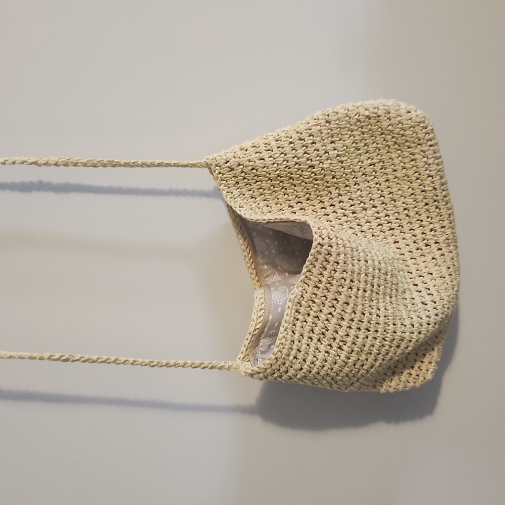 Long Cross-Body Crochet Purse